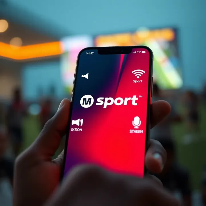 Illustration of a smartphone with internet connectivity icons indicating stable streaming in Nigeria