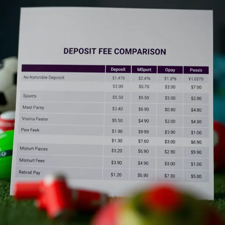 Comparison chart illustrating deposit fees of MSport on Opay versus other Nigerian digital payment platforms