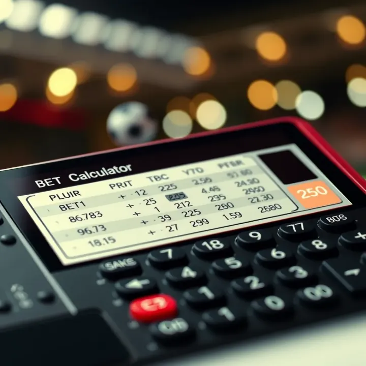 Visual representation of different betting scenarios with calculated returns for informed decision making
